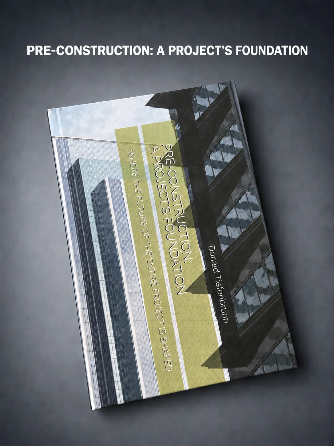 The book Pre-Construction: A Project’s Foundation by Donald Tiefenbrunn